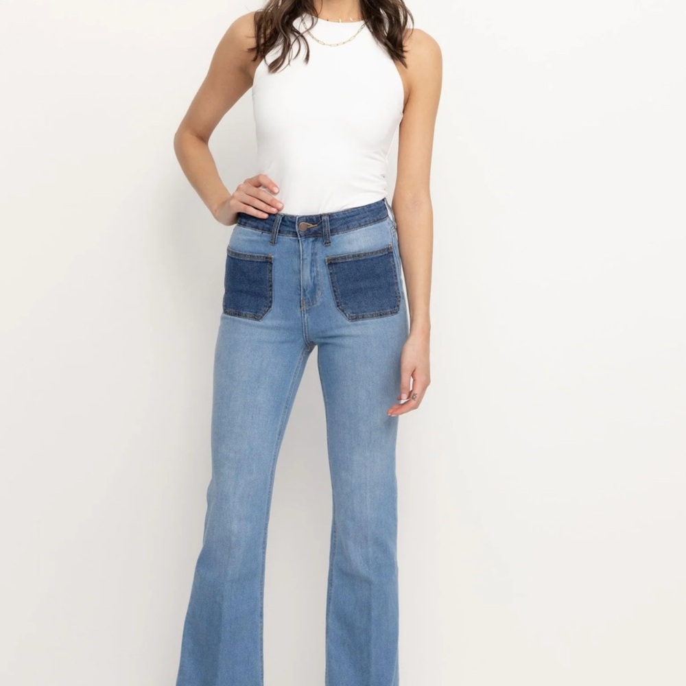 PTCL Holly Retro High Raise Flare Jeans